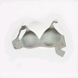 Soma Vanishing 360 40DD Beige Wireless T-Shirt Bra Hook & Eye Nylon Spandex
